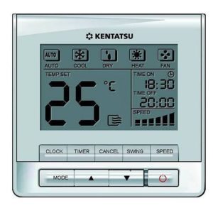 Проводной пульт модели Kentatsu KWC-31